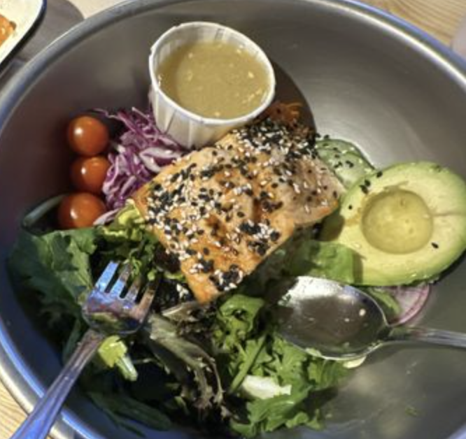 A bowl of food from yodelin
